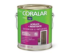 TINTA CORALAR + RESISTENTE 3,6L BCO