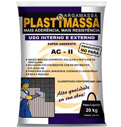 ARGAMASSA PLASTIMASSA AC2 20KG