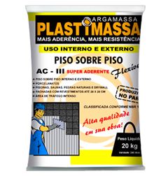 ARGAMASSA PLASTIMASSA AC3 CINZA 20KG