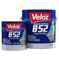 ESMALTE FLEX B-52 3,6L PRETO VELOZ