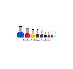 TERMINAL PRE-ISOL TUBO DUPLO AM 6X14MM
